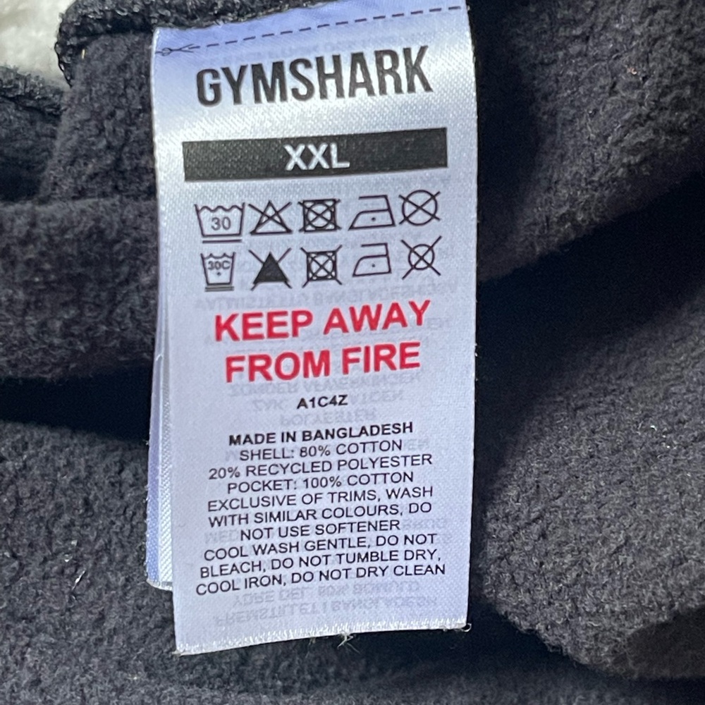 Gymshark Black Athletic Drawstring Shorts with White Logo - Picture 5 of 5